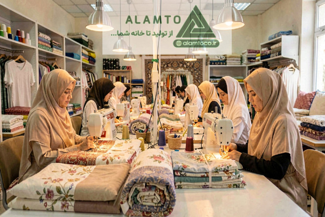 سرویس روتختی هتلی آلامتو کالا؛ تولید مستقیم با امکان خرید عمده